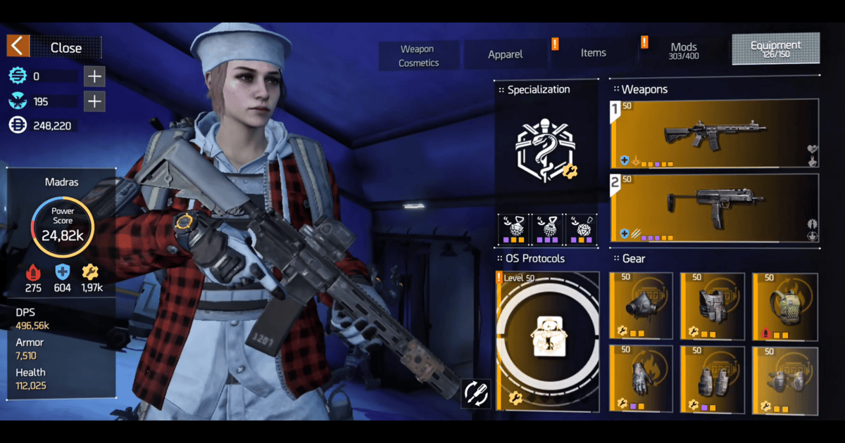 Division Resurgence Field Medic Geneva Suggestion build using Chemical Trap and Jackpot gear set for AOE skill damage