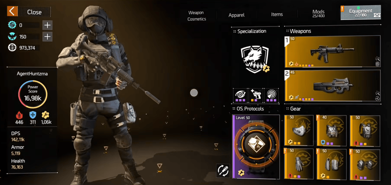 Division Resurgence Vanguard Scout Recon build with Smart Cover and Scanning Pulse buffing team damage
